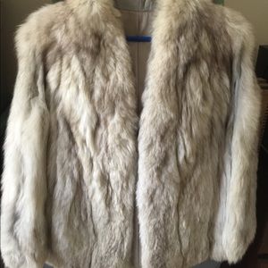 Genuine fox jacket